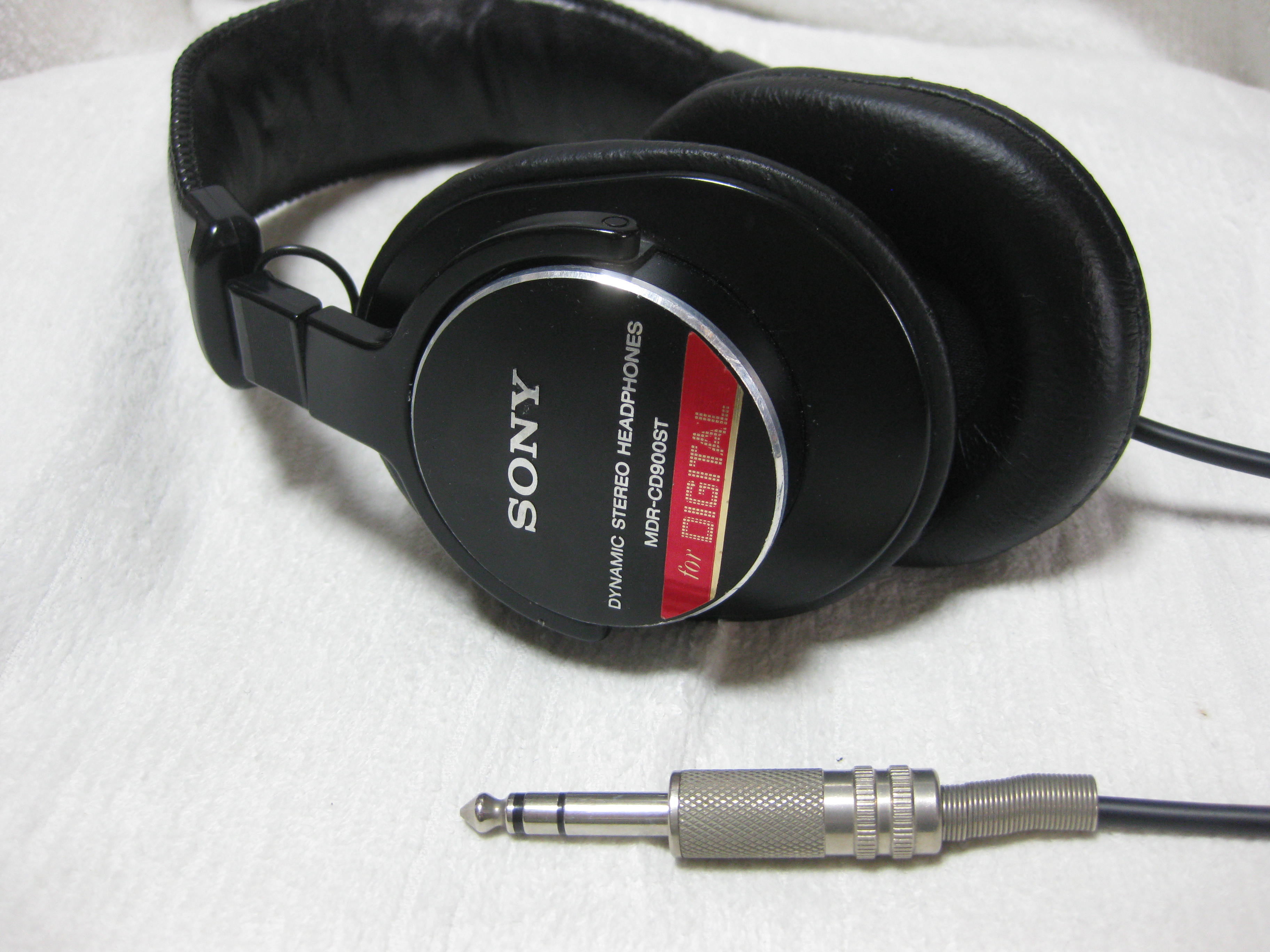 SONY MDR-CD900STのプラグ交換 | ガックラ.com